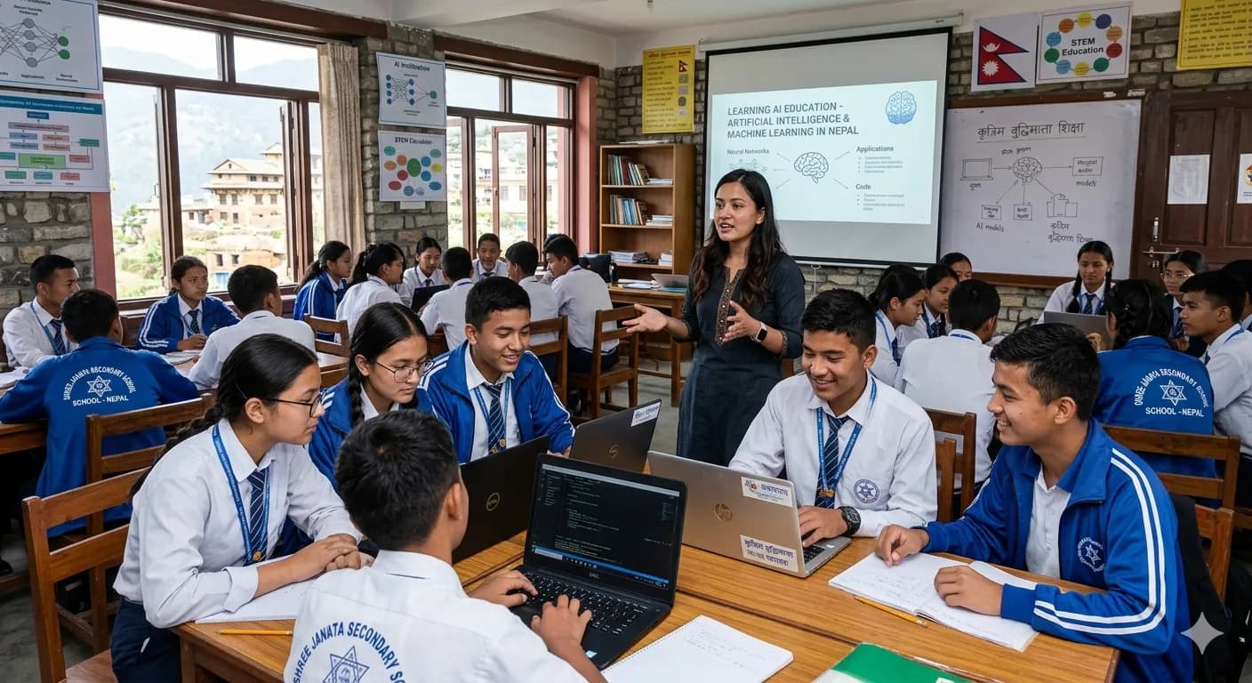 नेपालमा AI शिक्षा: सम्भावना, चुनौती र भविष्य